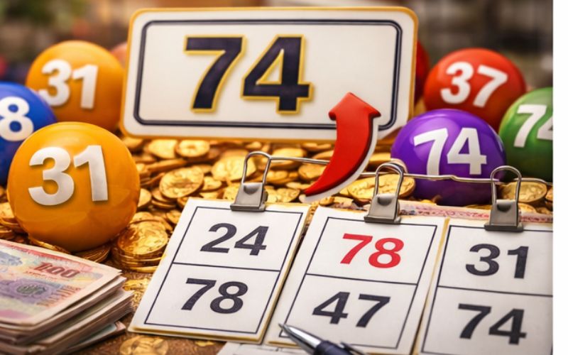 các con số liên quan đến 74 được người chơi lựa chọn