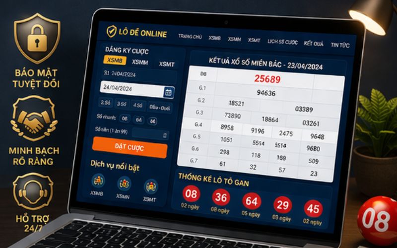 theo dõi kết quả và chọn số lô đề online