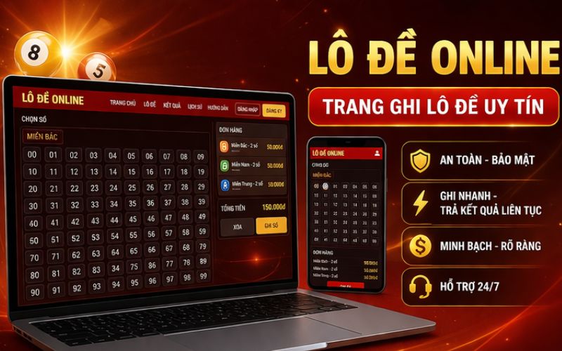 web đánh lô đề online với giao diện rõ ràng và dễ sử dụng