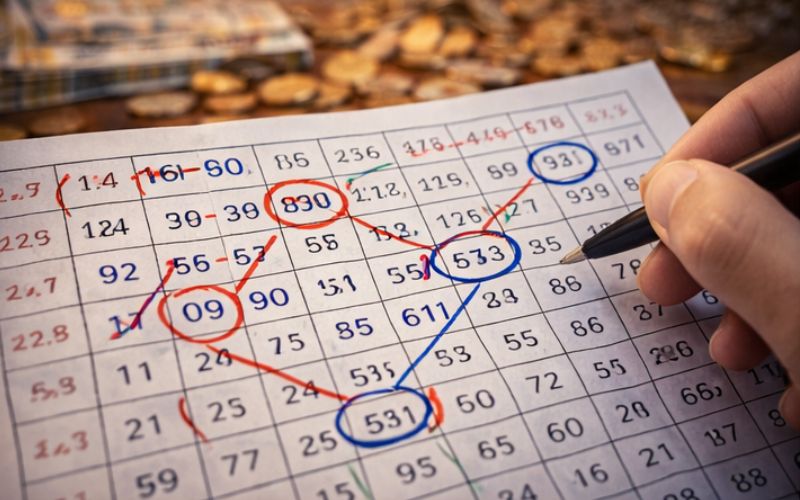 người chơi theo dõi và chọn cặp số lô đề đẹp mỗi ngày