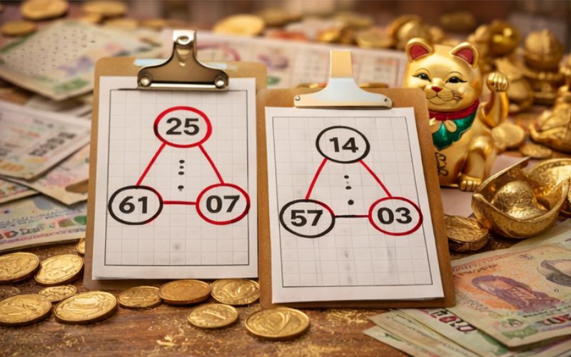 người chơi theo dõi và phân tích số theo phương pháp tài lộc